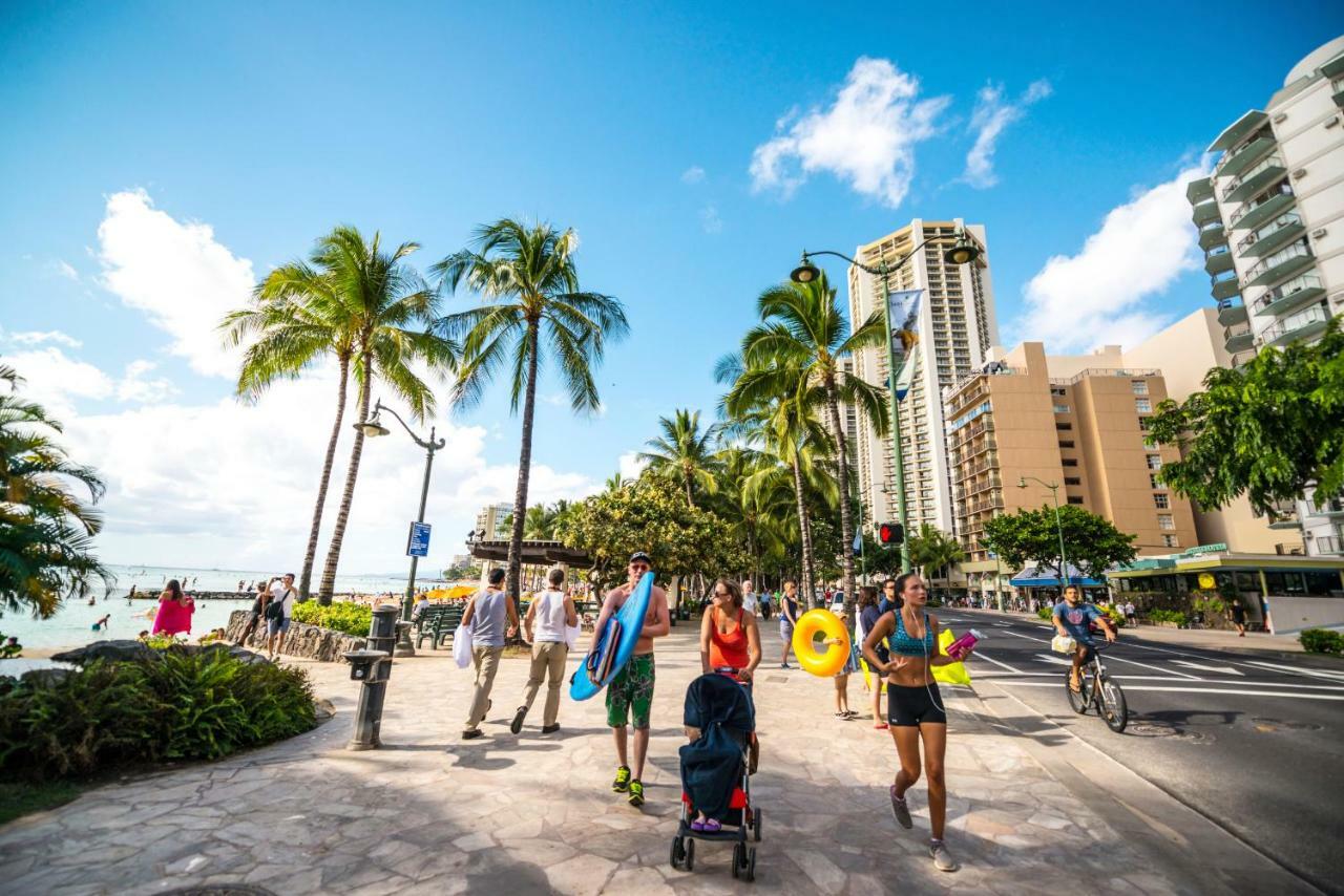 Waikiki Escapade Mountain Views Condo, Steps To Beach With Parking Perk Honolulu Exterior photo